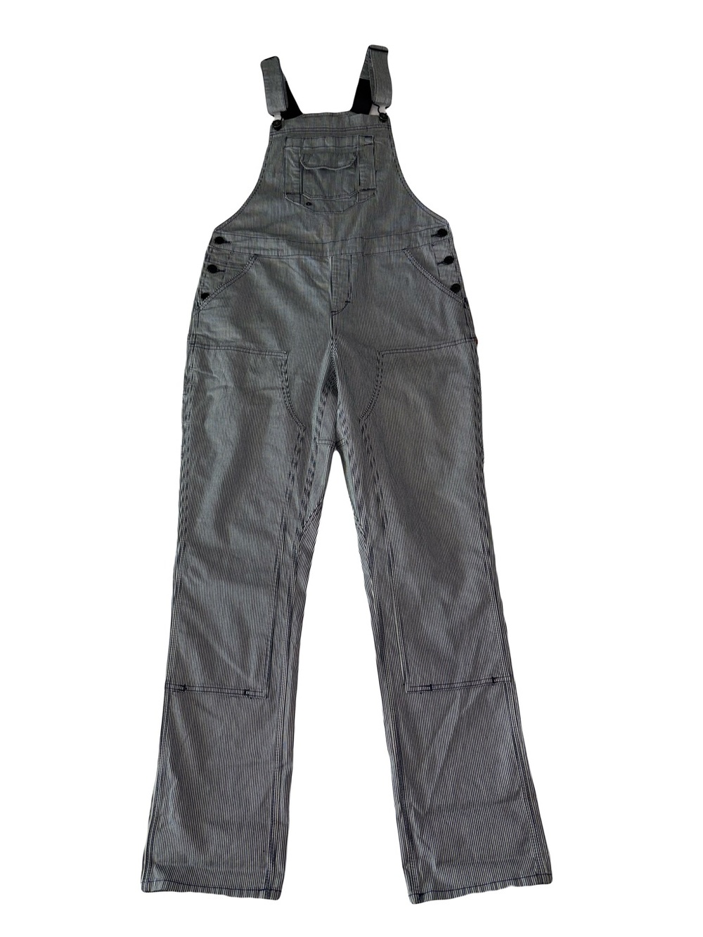 New Dovetail Workwear Freshly Overalls in Indigo Stripe size 10 NWOT